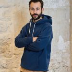 hoodie bleu marine
