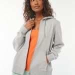 hoodie gris femme