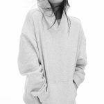 hoodie gris femme