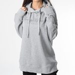long sweat a capuche femme