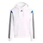pull blanc a capuche