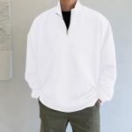 pull blanc sans capuche