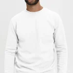 pull blanc sans capuche