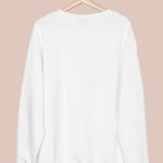 pull blanc sans capuche