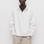 pull blanc sans capuche