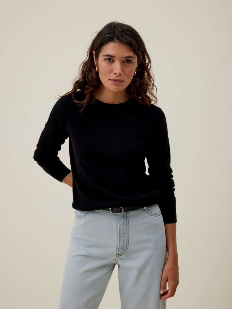 pull-col-rond-noir-femme-569adw-1.jpg pull col rond noir femme – Image 1