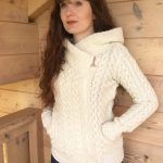 pull laine capuche femme