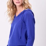 pull laine capuche femme