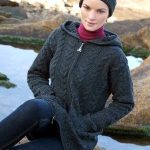 pull laine capuche femme