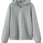 pull laine capuche femme