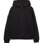 pull noir capuche homme