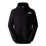 pull noir homme capuche