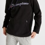 pull noir homme capuche
