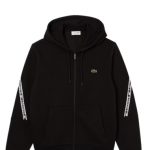 pull noir homme capuche