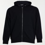 pull noir homme capuche