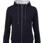 sweat à capuche bleu marine femme