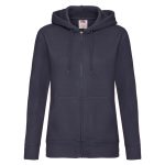 sweat à capuche bleu marine femme