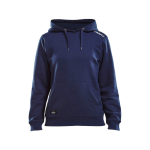sweat à capuche bleu marine femme