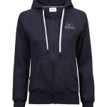 sweat à capuche bleu marine femme