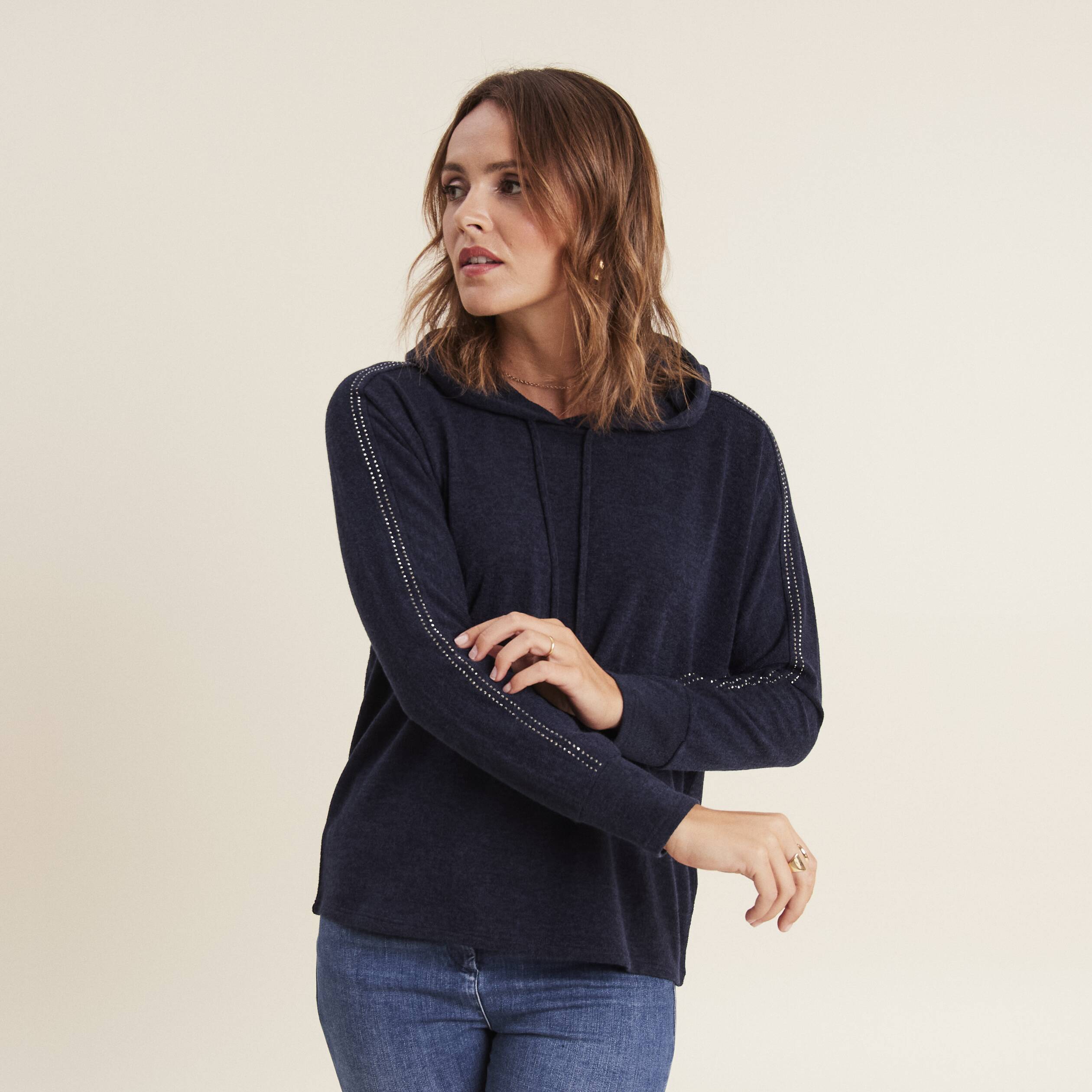 sweat-a-capuche-bleu-marine-femme-922glh.jpg sweat à capuche bleu marine femme – Image 1