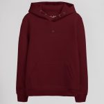 sweat a capuche bordeaux