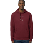 sweat a capuche bordeaux