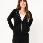 sweat a capuche femme noir