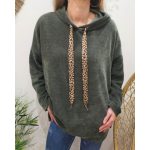 sweat à capuche femme oversize