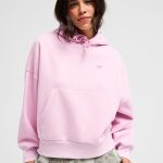 sweat a capuche femme rose