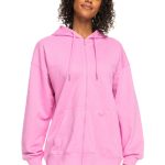 sweat a capuche femme rose