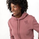 sweat a capuche femme rose