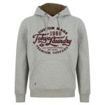sweat à capuche gris homme