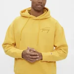sweat a capuche jaune