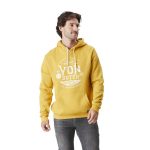 sweat a capuche jaune
