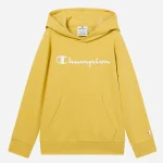 sweat a capuche jaune