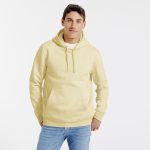 sweat a capuche jaune