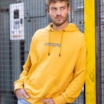 sweat a capuche jaune