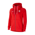 sweat à capuche rouge femme