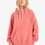 sweat à capuche rouge femme