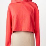 sweat à capuche rouge femme