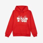 sweat à capuche rouge femme