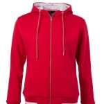 sweat à capuche rouge femme