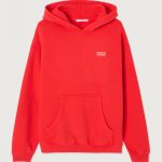 sweat à capuche rouge femme