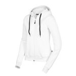 sweat blanc capuche femme