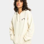sweat blanc capuche femme