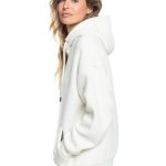 sweat capuche femme blanc