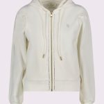 sweat capuche femme blanc
