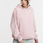 sweat capuche femme rose