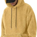sweat capuche fourré homme