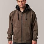 sweat capuche fourré homme